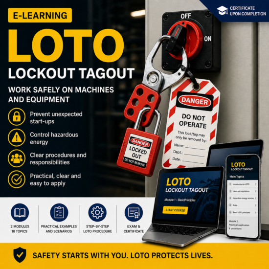 Training LOTO – Lock Out Tag Out (USA)